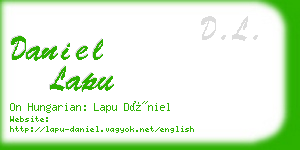 daniel lapu business card